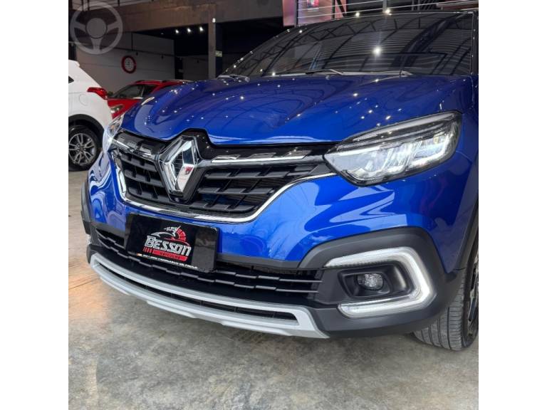 RENAULT - CAPTUR 1.3 ICONIC 16V TURBO FLEX 4P AUTOMÁTICO - 2021/2022 - AZUL - R$ 109.900,00