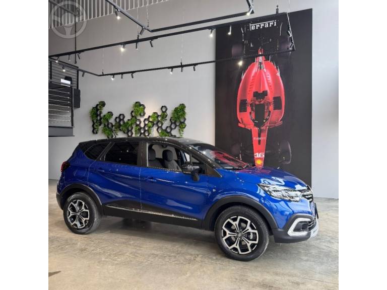 RENAULT - CAPTUR 1.3 ICONIC 16V TURBO FLEX 4P AUTOMÁTICO - 2021/2022 - AZUL - R$ 109.900,00