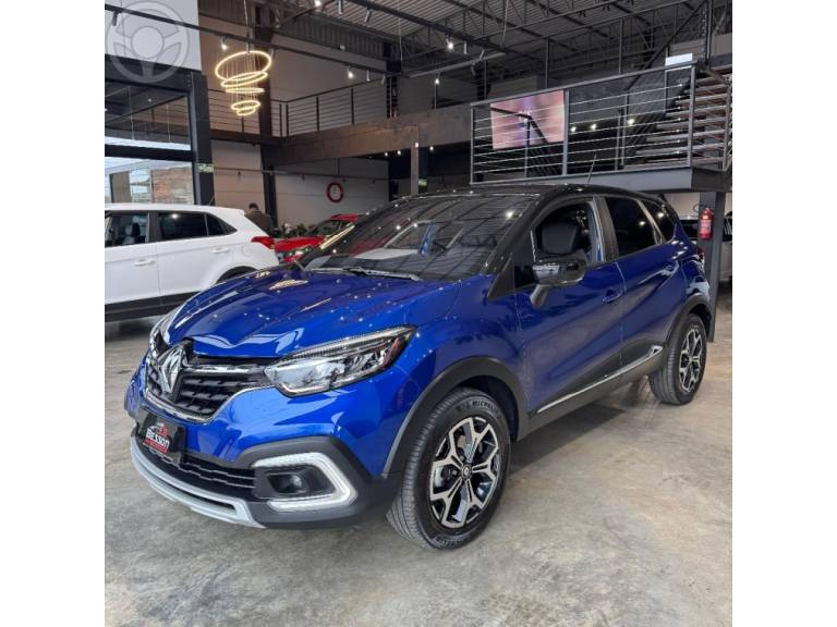RENAULT - CAPTUR 1.3 ICONIC 16V TURBO FLEX 4P AUTOMÁTICO - 2021/2022 - AZUL - R$ 109.900,00
