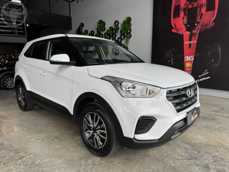 HYUNDAI - CRETA 1.6 16V ATTITUDE FLEX AUTOMÁTICO - 2019/2019 - BRANCA - R$ 89.900,00